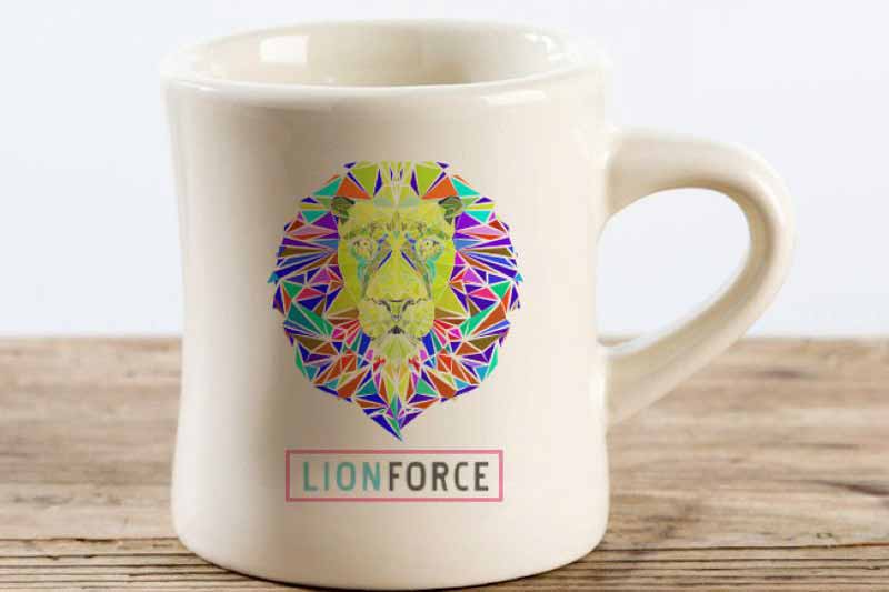 print eye catching cups and mugs with flourescent inks