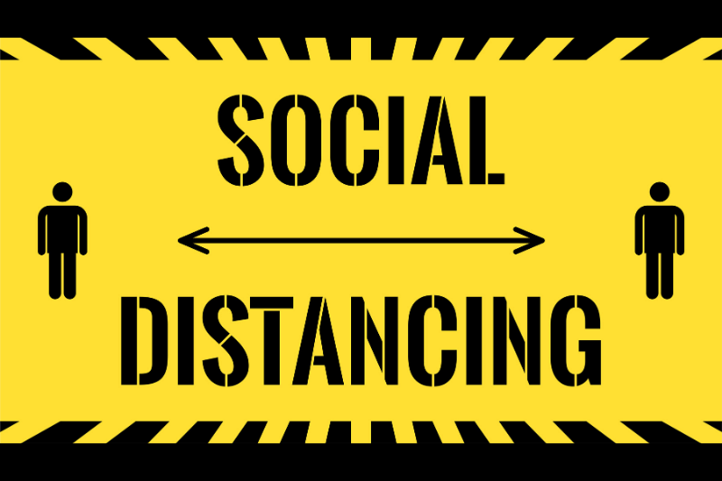 Create professional social distance signage with Roland eco-solvent printers