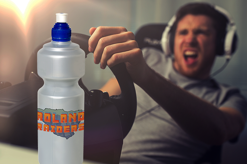 printing on bottles for video game promotion