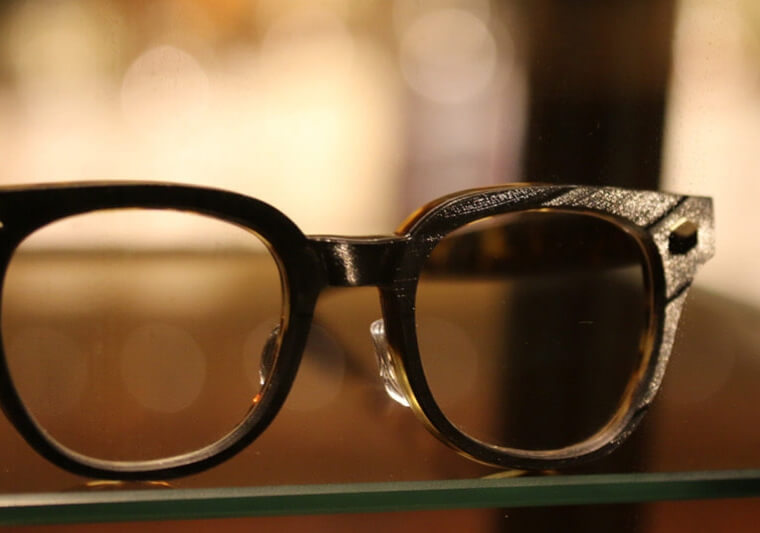 Glasses frames made from old vinyl records