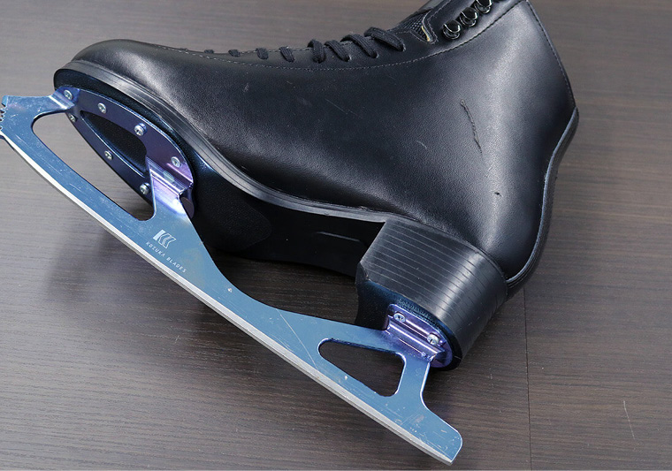The team tested many ice-skating prototypes on the ice