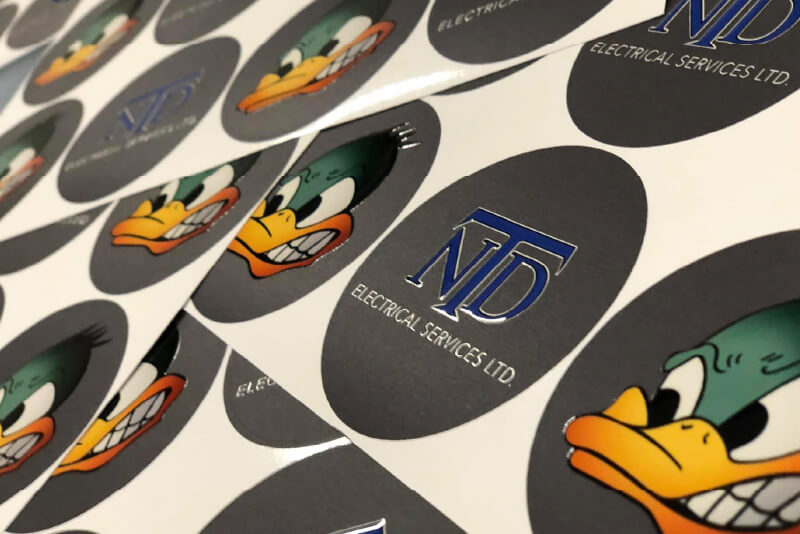 The Vinyl Guys attracted new customers with new gloss-effect stickers