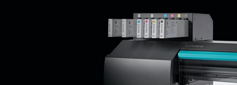 Roland DG printer INKU keskkonnasõbralike tintidega