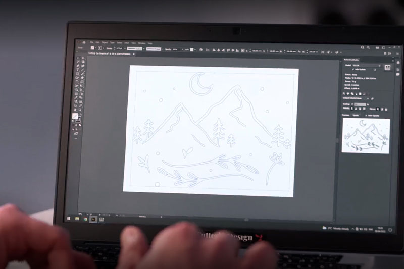 Conception de l’autocollant dans Adobe Illustrator