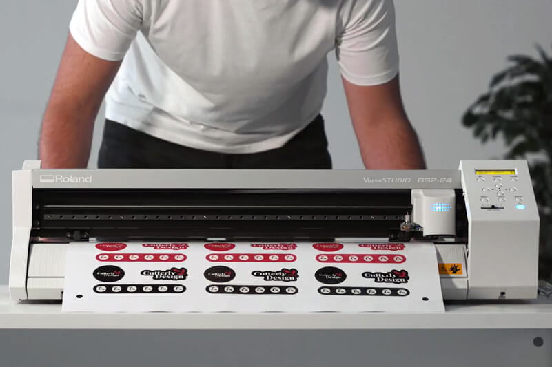 How to Print Then Cut Stickers with a Desktop Cutter | Roland DG