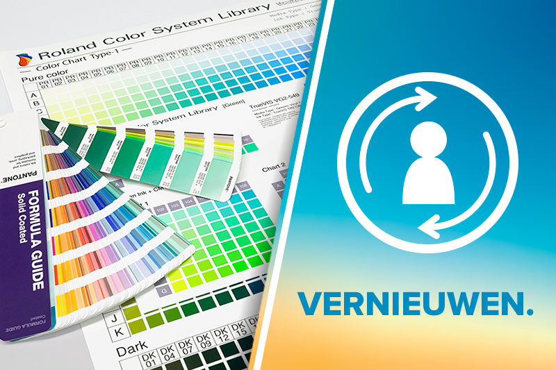 Groen is de nieuwe Roland TR2 GR-inkt