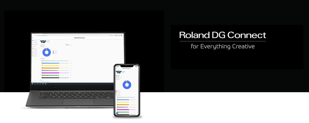 Roland DG Connect. Nuove funzionalità e modelli supportati