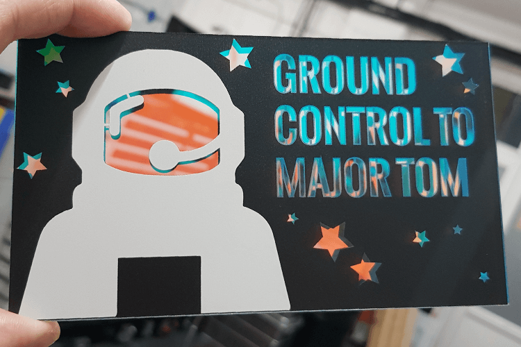 lasercut.london custom printed business card