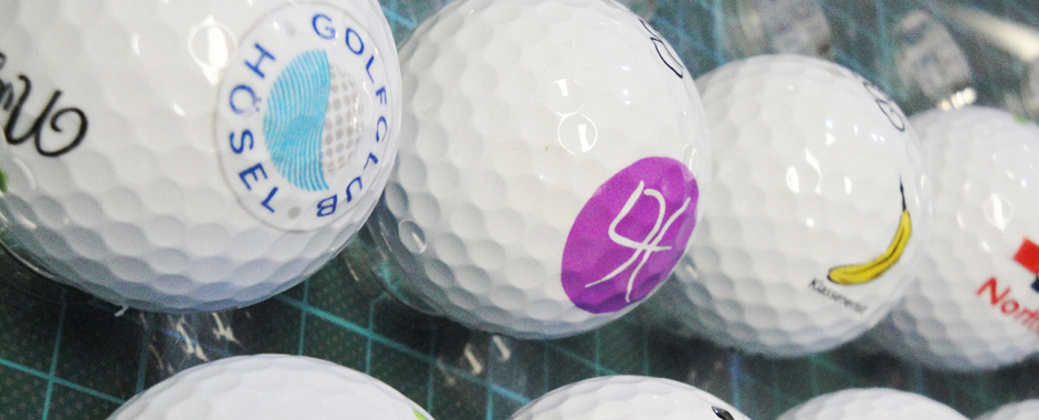 Laser Tattoo's VersaUV LEF printers are used to add branding to golf balls