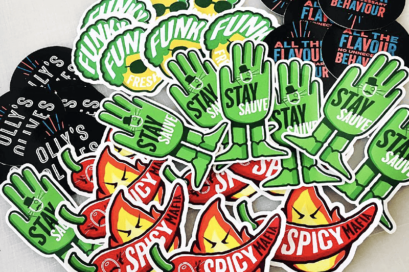 Perforated Cut Stickers StickerShop