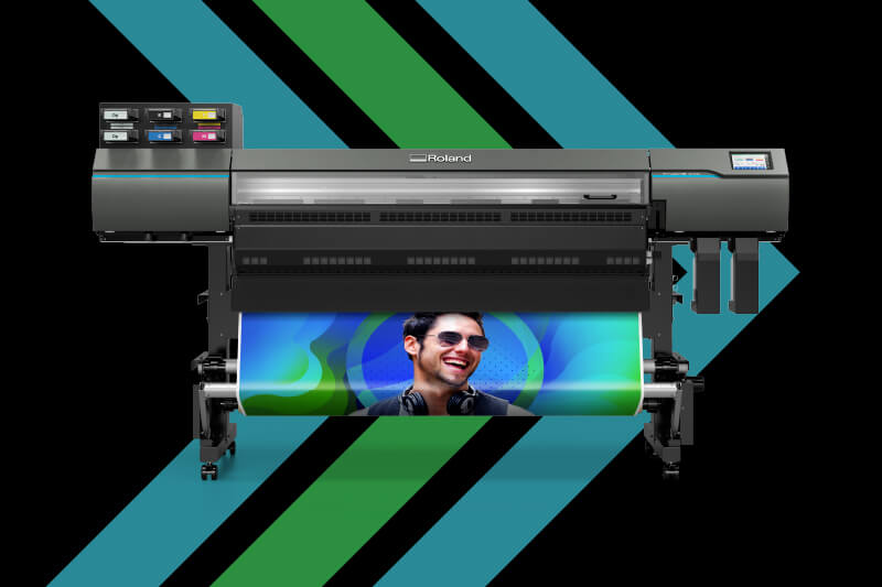 Upgrade your business - Banner showing a model of Roland DG's AP-640