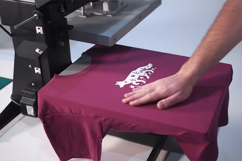 Термическая печать на футболке