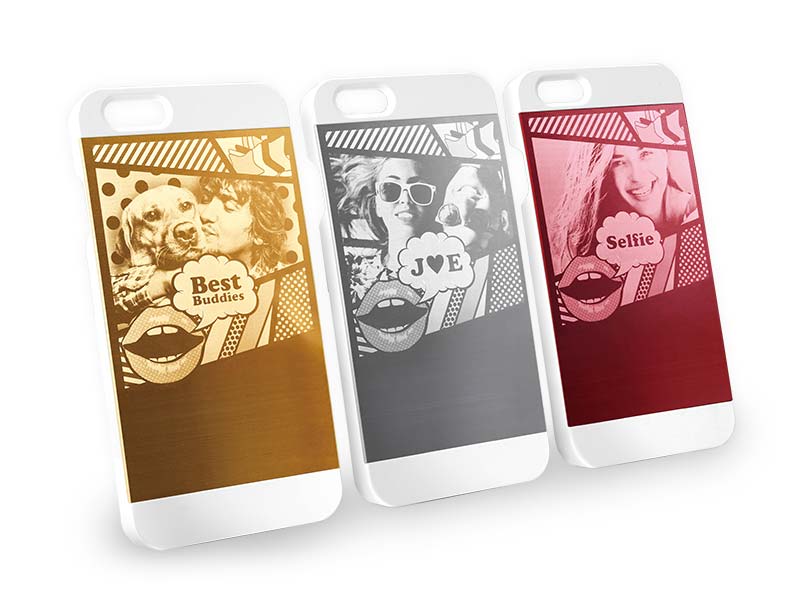 Machine for engraving metal phone cases