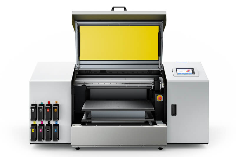 Máquina de serigrafía automática de botellas de vidrio de 4 colores con  sistema de curado UV LED