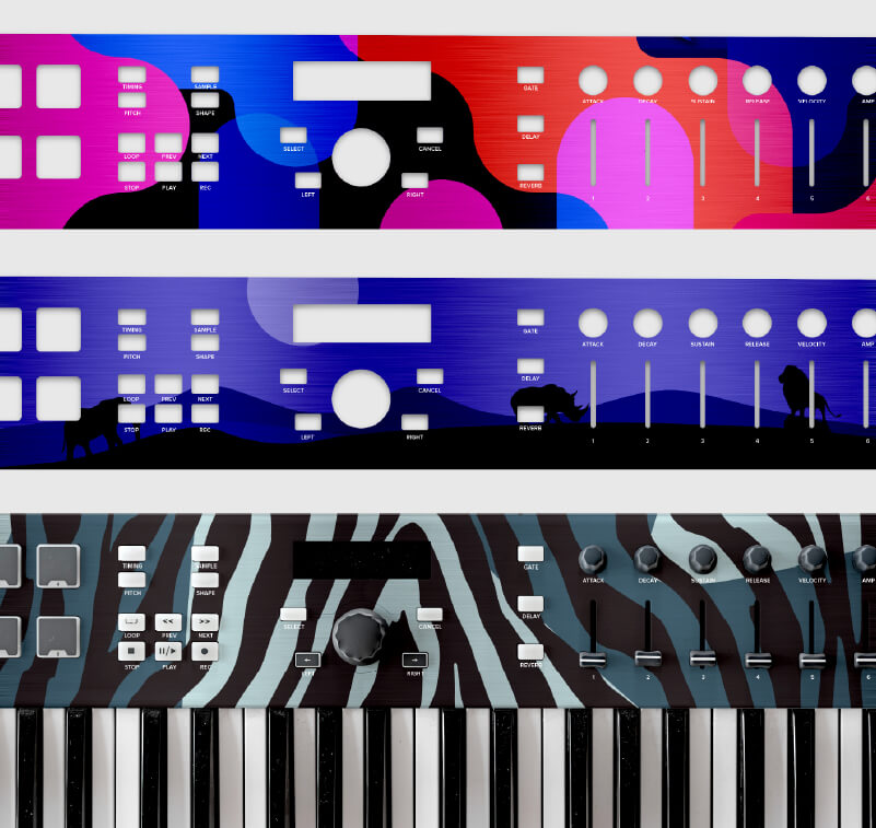 Электрогенератор с панелями, графика на которые нанесена методом УФ-печати