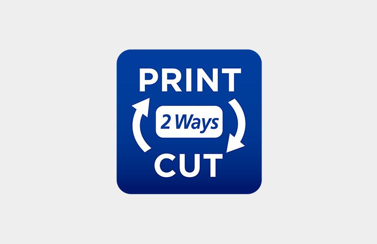 TrueVIS SG2 Print and cut 2 ways pictogram