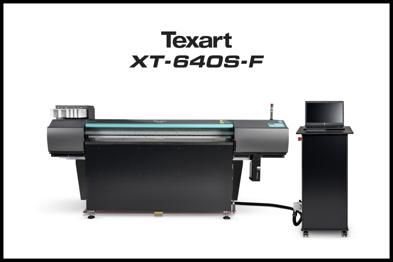Impresora plana Texart XT-640S-F para la impresión directa sobre tejidos o prendas