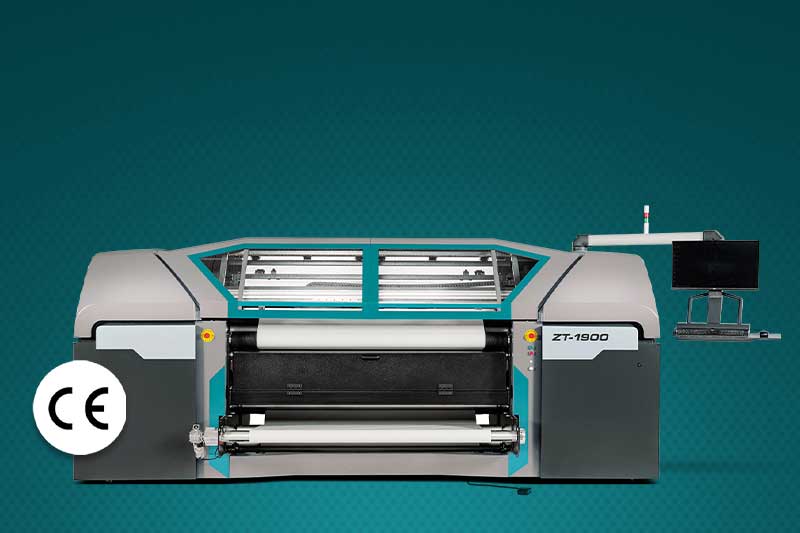 The Roland DG ZT-1900 Dye-Sublimation Printer has CE certification