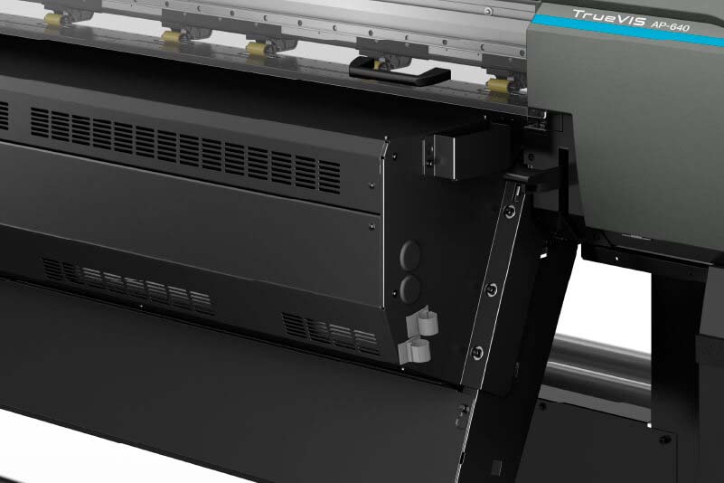 Image of a dryer unit on TrueVIS AP-640 resin/latex printer