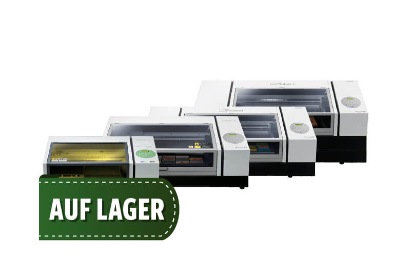 Image of Roland DG's VersaUV LEF range of flatbed UV printers