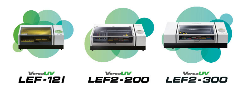 There are three models in the Roland VersaUV LEF benchtop UV printer range 